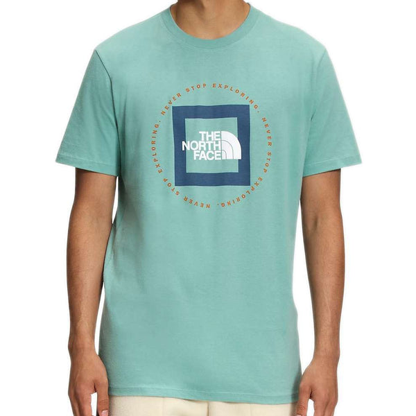 The North Face Men's GEO NSE T-Shirt - Wasabi/Shady Blue NF0A7UOM863