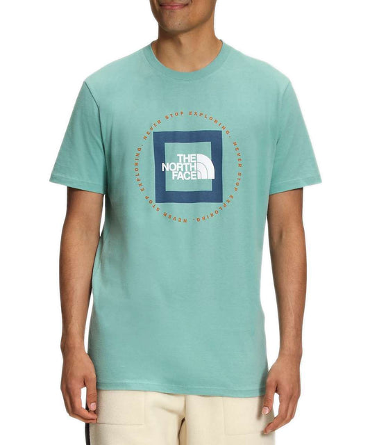 The North Face Men's GEO NSE T-Shirt - Wasabi/Shady Blue NF0A7UOM863
