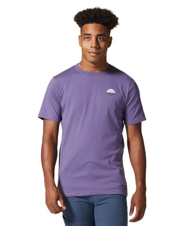 Mountain Hardwear Men's Lost Coast Trail Short Sleeve Tee 1982901-538 Allium Purple