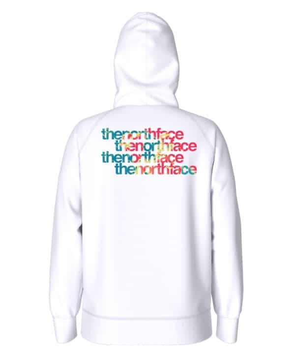 The North Face Women's Graphic Injection Hoodie - TNF White/Acoustic Blue