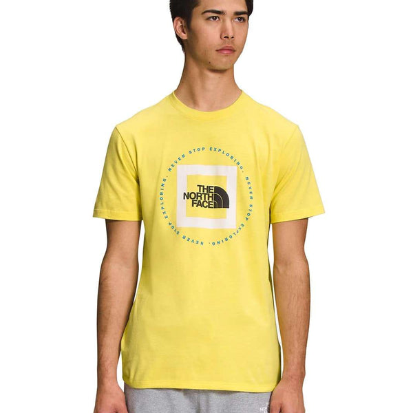 The North Face Men’s Short-Sleeve Geo NSE Tee - Yellowtail/Gardenia White