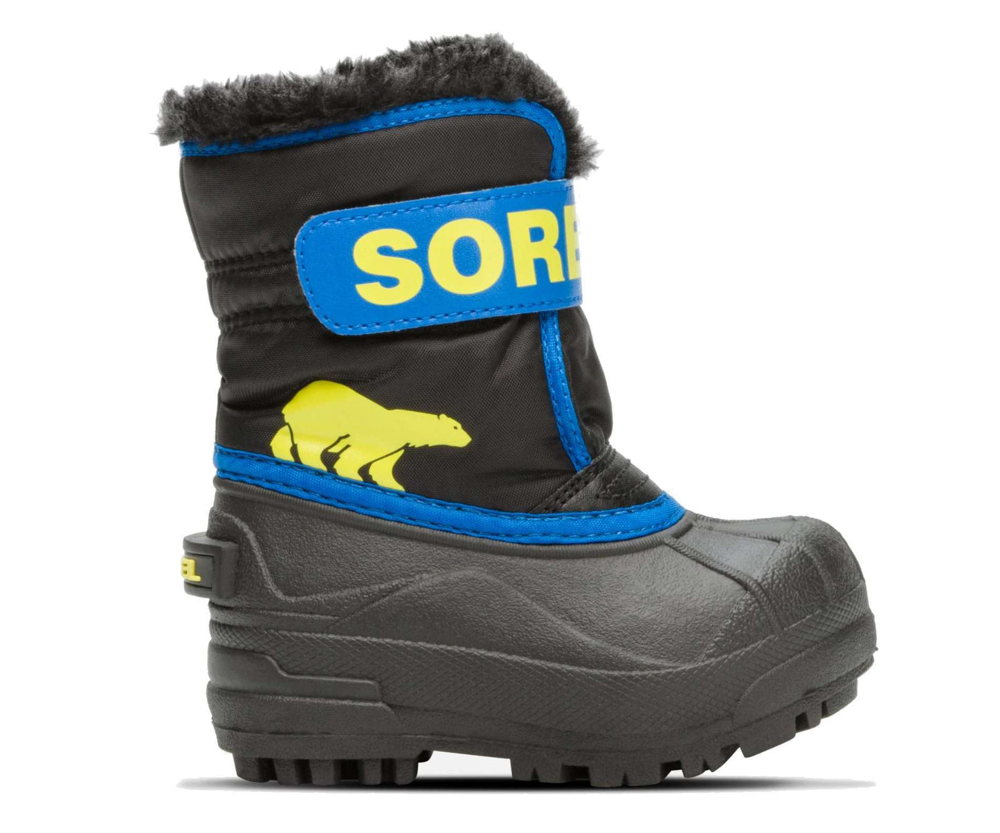 SOREL Toddler Snow Commander Boot - Black, Super Blue NV1960-011