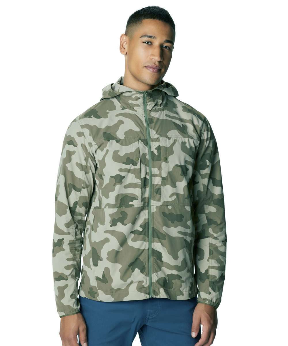 Mountain Hardwear Men's Echo Lake Full Zip Hoody 1891071-054 Light Storm