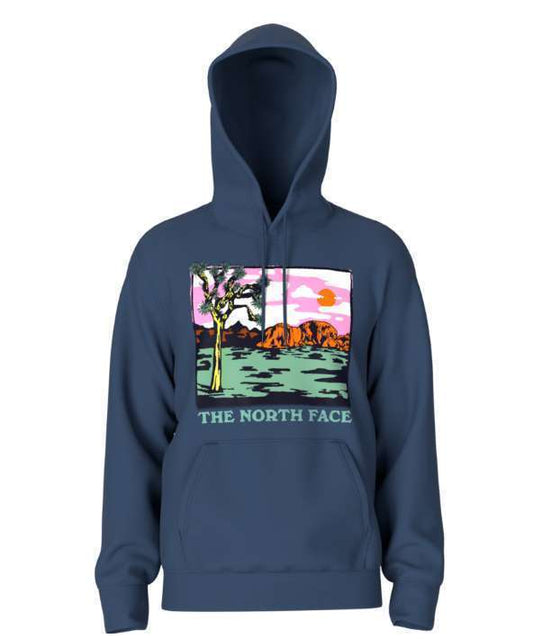 The North Face Men's Graphic Injection Hoodie - Shady Blue/Wasabi NF0A7UO5 A2D