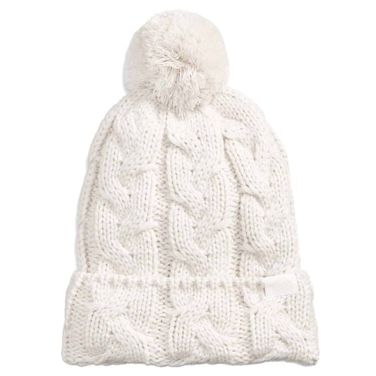 The North Face Women's Cable Minna Pom Beanie - Gardenia White