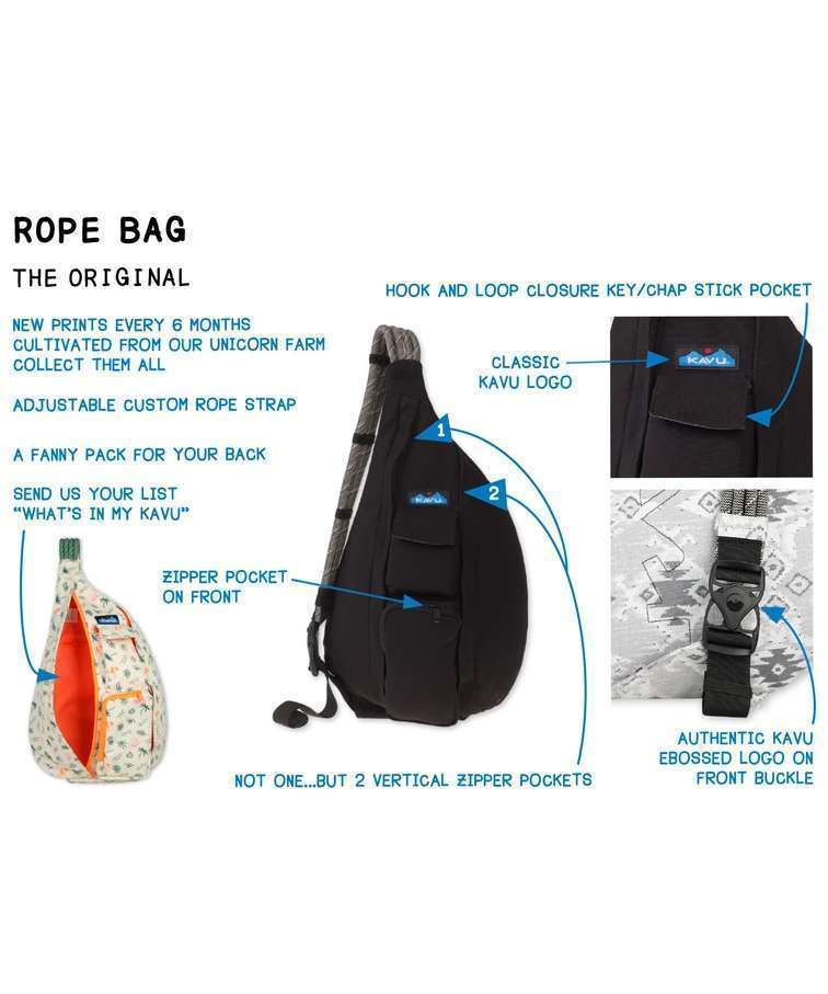 KAVU Rope Bag Sling - Fjord Blue