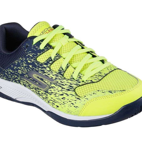 Skechers Men's Viper Court Shoes Pickleball - Yellow Navy 246070