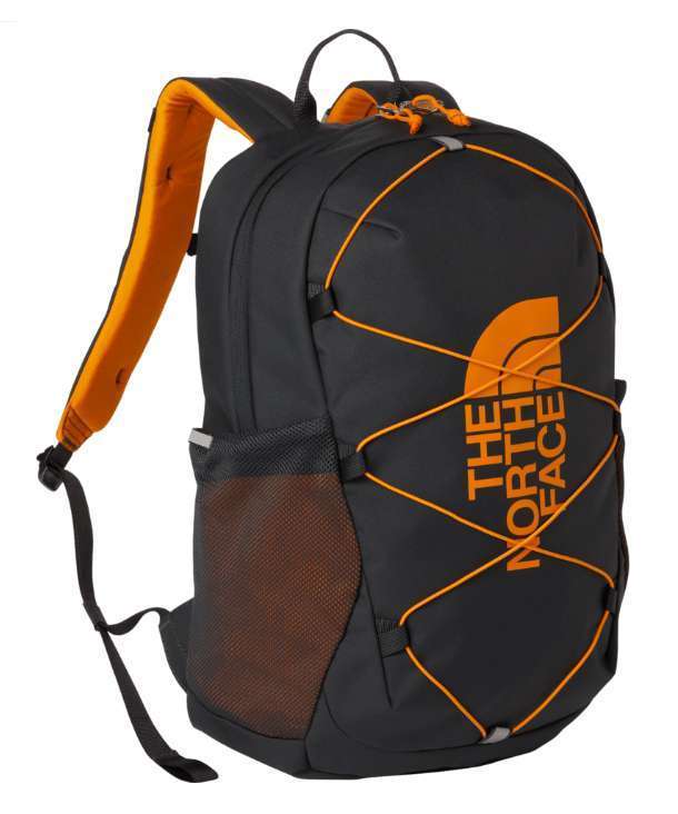 The North Face Youth Court Jester Backpack - Asphalt Grey/Cone Orange NF0A52VY8A3