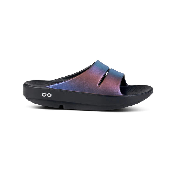 Oofos Ooahh Luxe Women's Sandal - Midnight Spectre