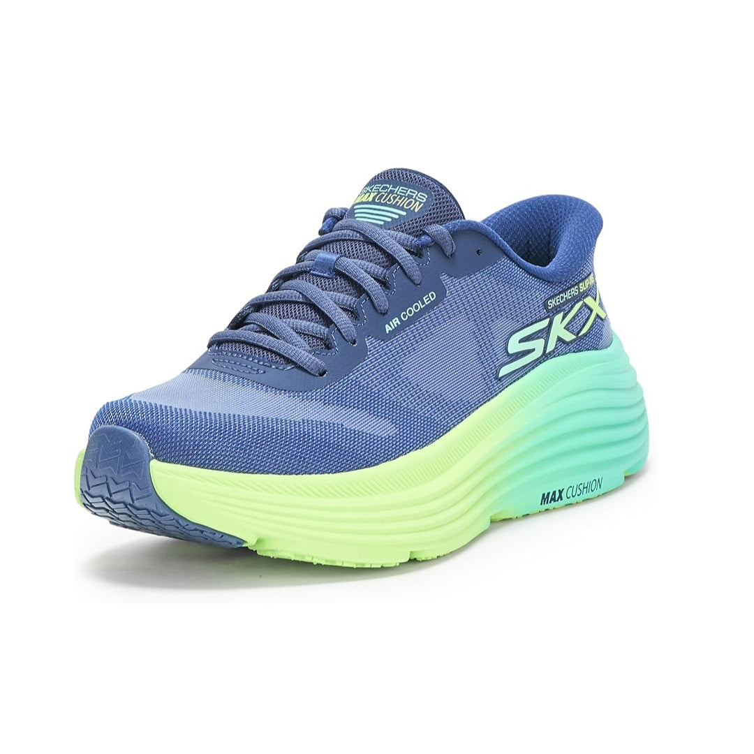 Skechers Women's Max Cushioning Endeavour Hallandale Slip-Ins – a hands-free, ultra-cushioned sneaker for superior comfort and effortless wear.