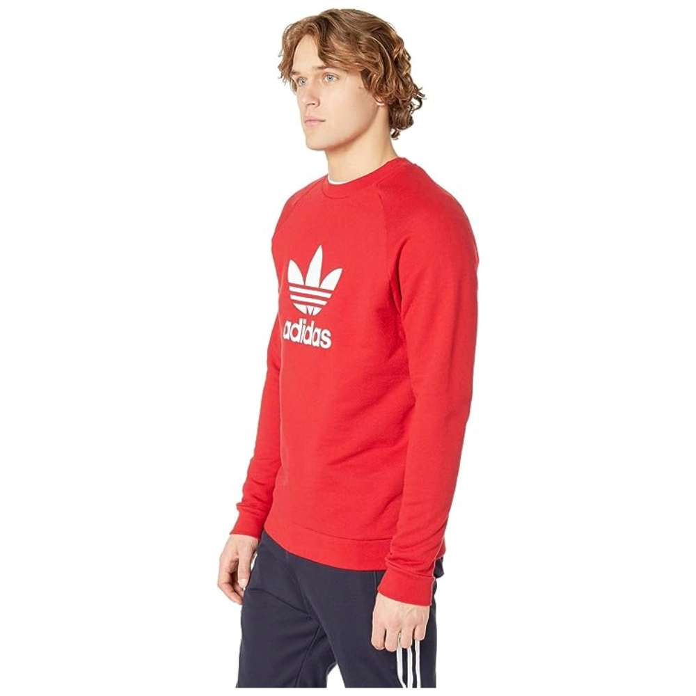 adidas Originals Men's Trefoil Crew Sweatshirt - Classic crew sweatshirt with iconic Trefoil logo.