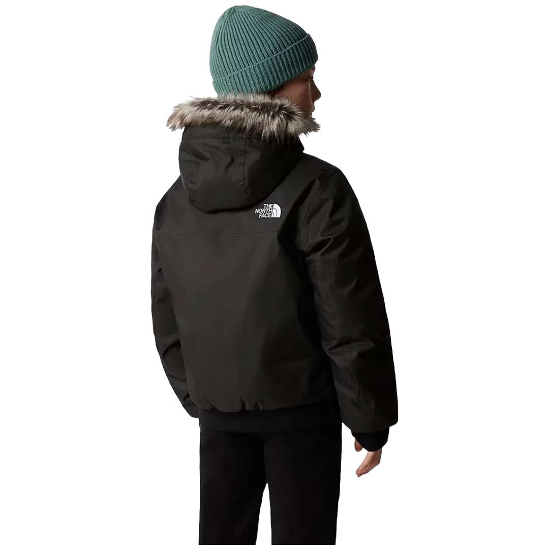 A warm and stylish winter jacket for boys, perfect for cold weather adventures.
