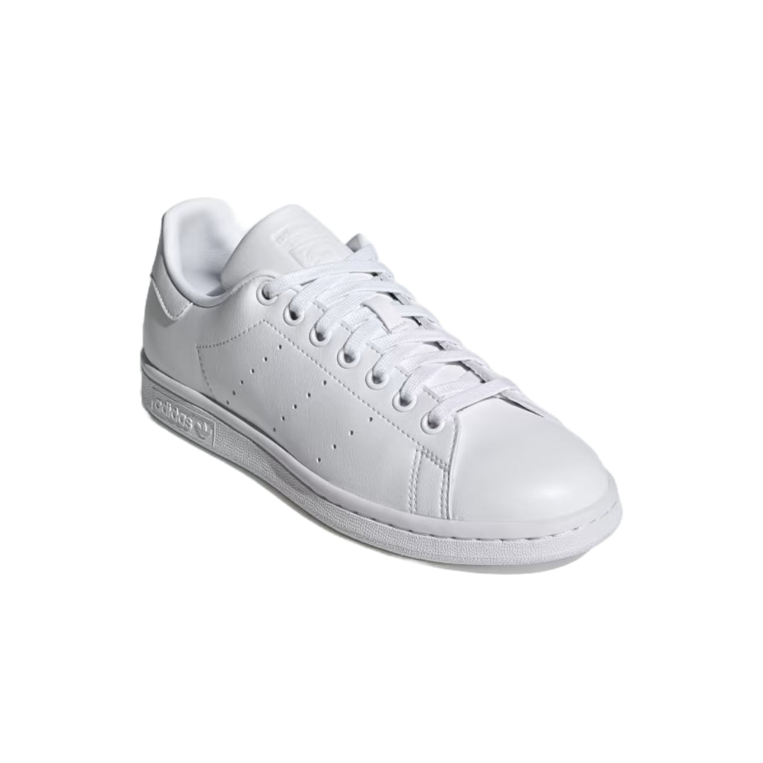 adidas Women's Stan Smith Shoes in crisp white and green, iconic design for timeless style.