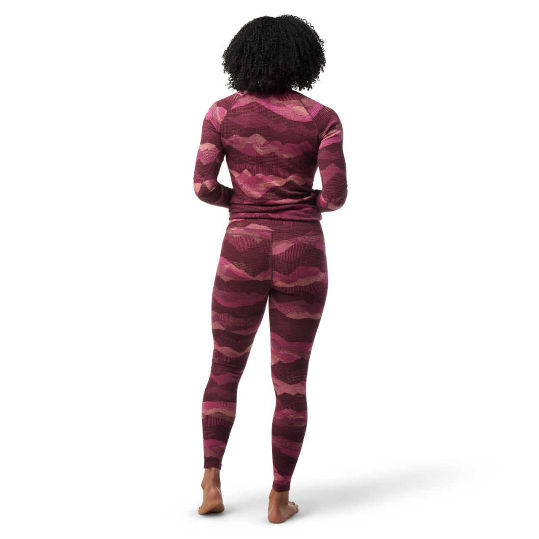 Smartwool Women's Classic Thermal Merino Base Layer Pattern Bottom - Stylish and warm thermal bottoms for active women, perfect for cold-weather layering.
