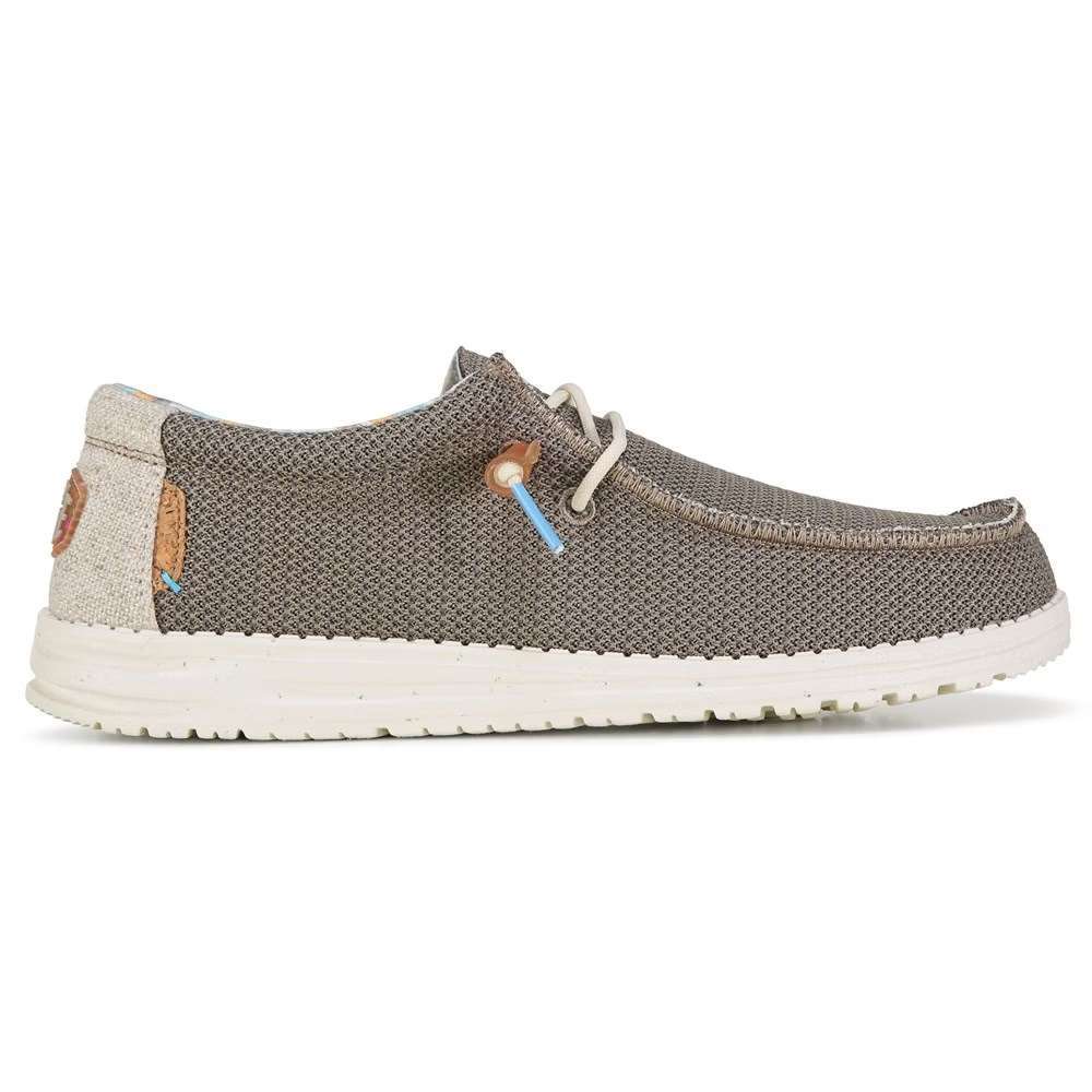 Hey Dude Men's Wally Stretch Shoes - Walnut