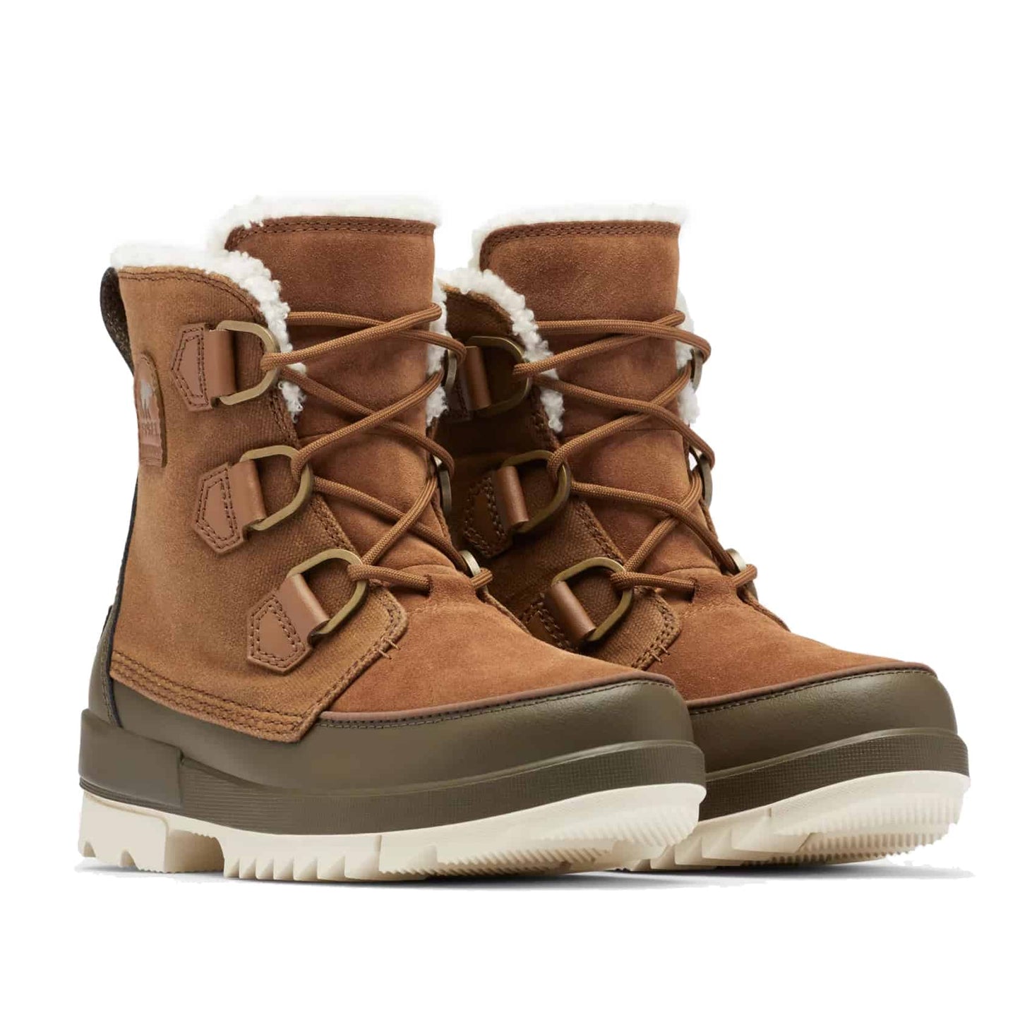 SOREL Women's Tivoli IV Boot- Velvet Tan, Olive Green