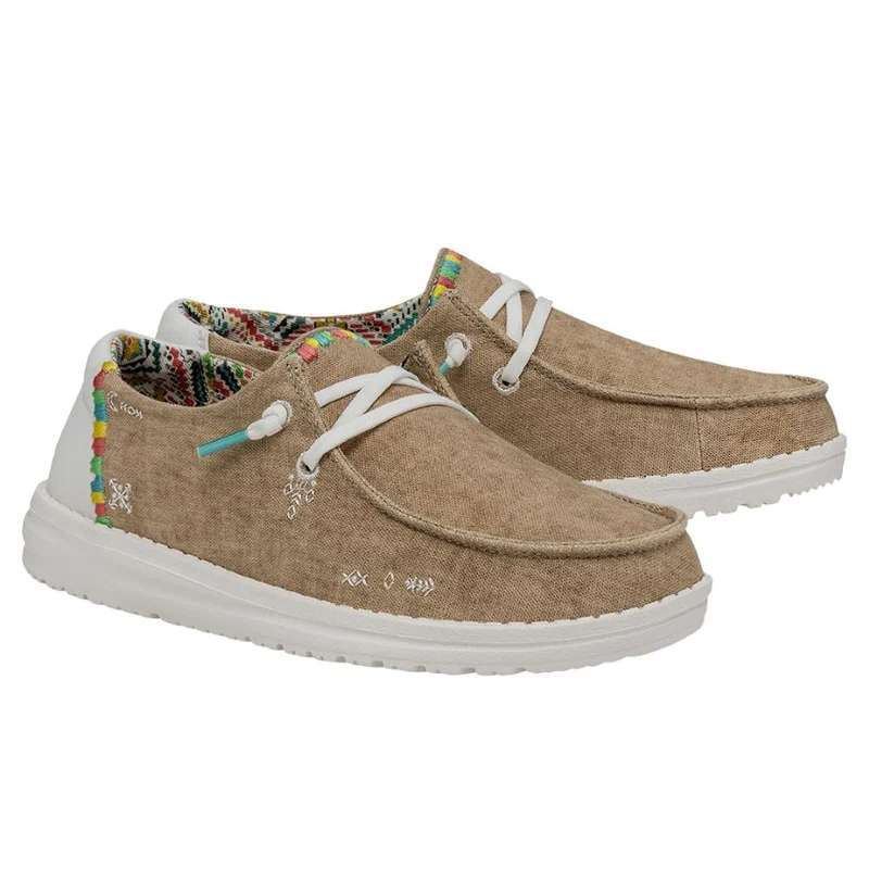 Hey Dude Women's Wendy BOHO Shoes - Sand