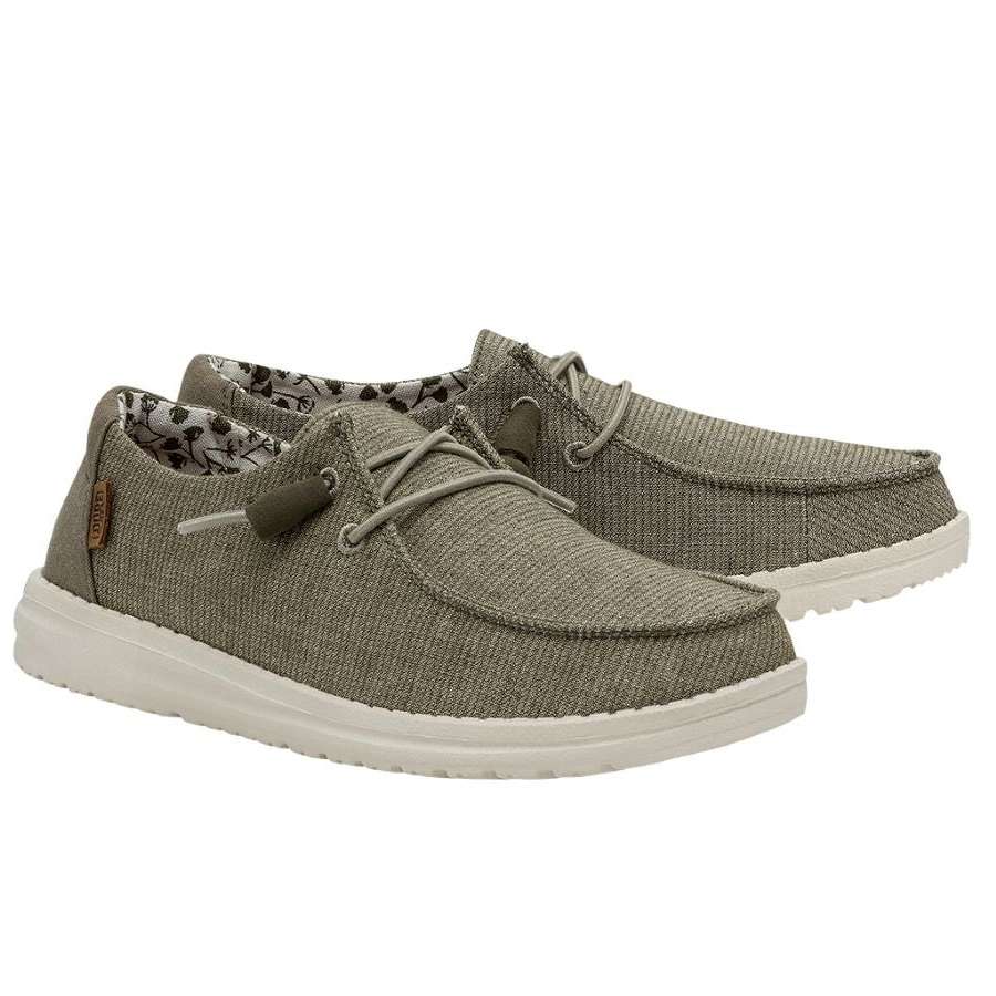 Hey Dude Women's Wendy Chambray Shoes - Sage