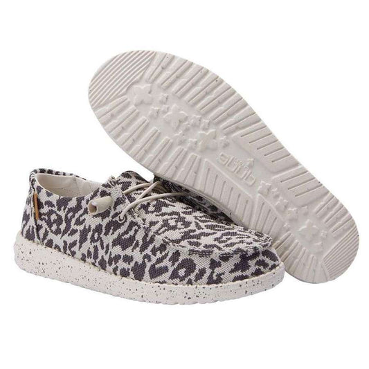 Hey Dude Wendy Woven - Cheetah Grey