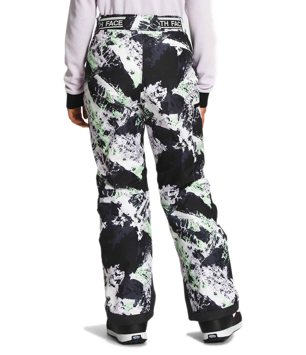 The North Face Girls’ Freedom Insulated Pants - Lavender Fog Mountaintop Print