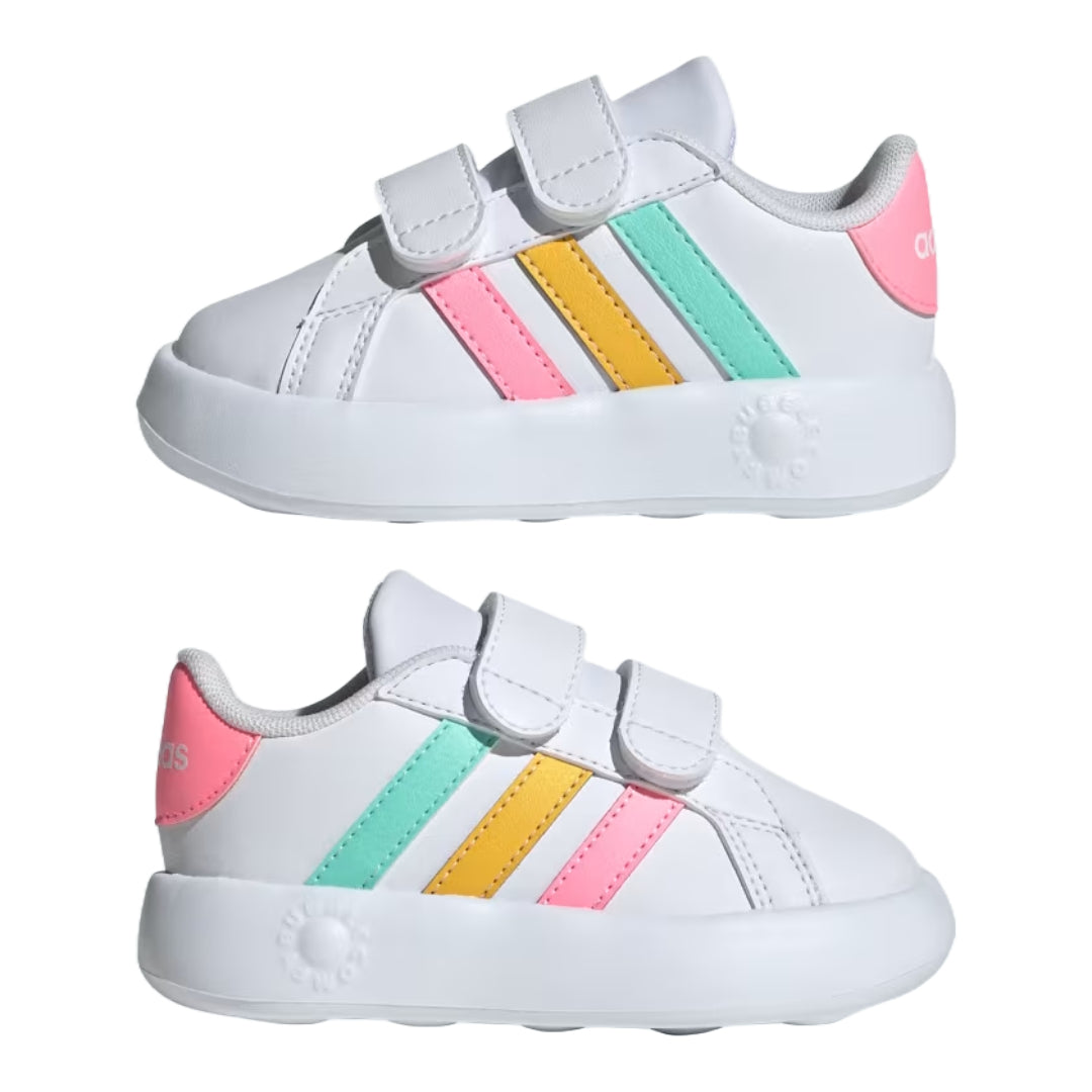 adidas Infant Grand Court 2.0 - Cute and comfy sneakers for little ones to step out in style from their very first steps.