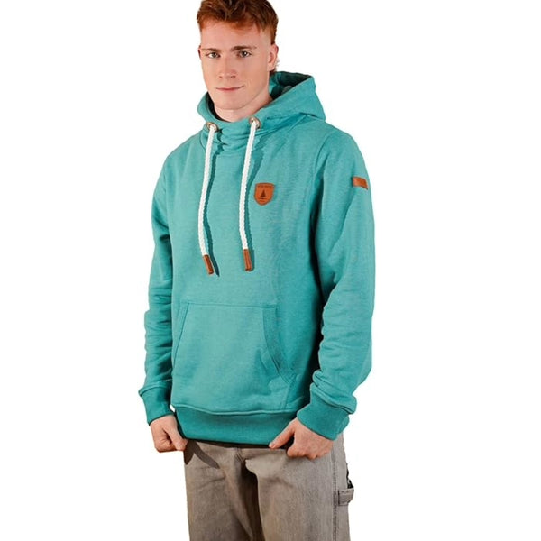 Wanakome Men's Walk On The Wild Side Cascade Hoodie - A fashion-forward and cozy hoodie for men, blending style and comfort in a distinctive cascade design.