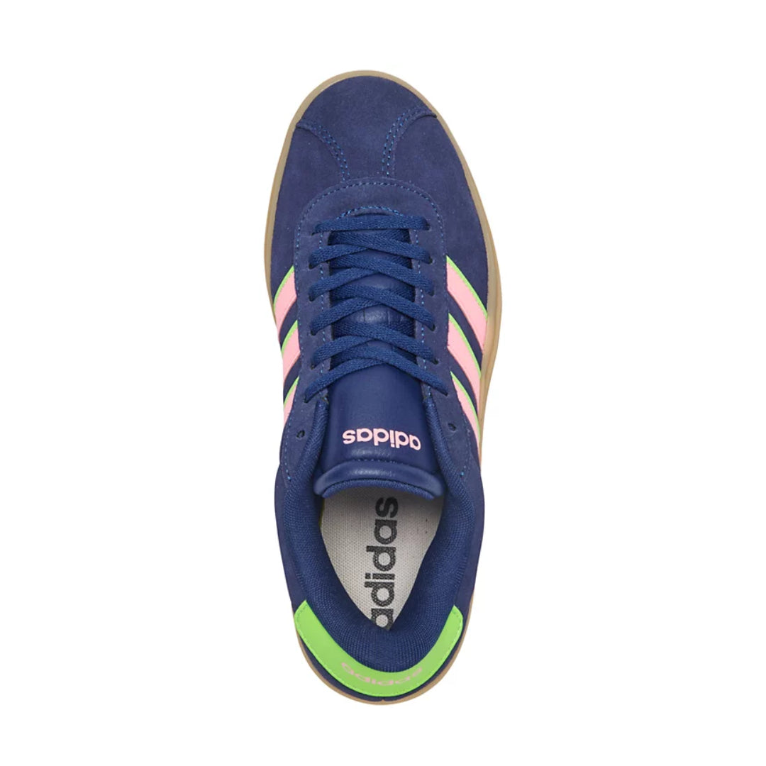 adidas Women's VL Court Bold Platform Casual Sneakers in white with a thick platform sole, blending style and comfort for everyday wear.