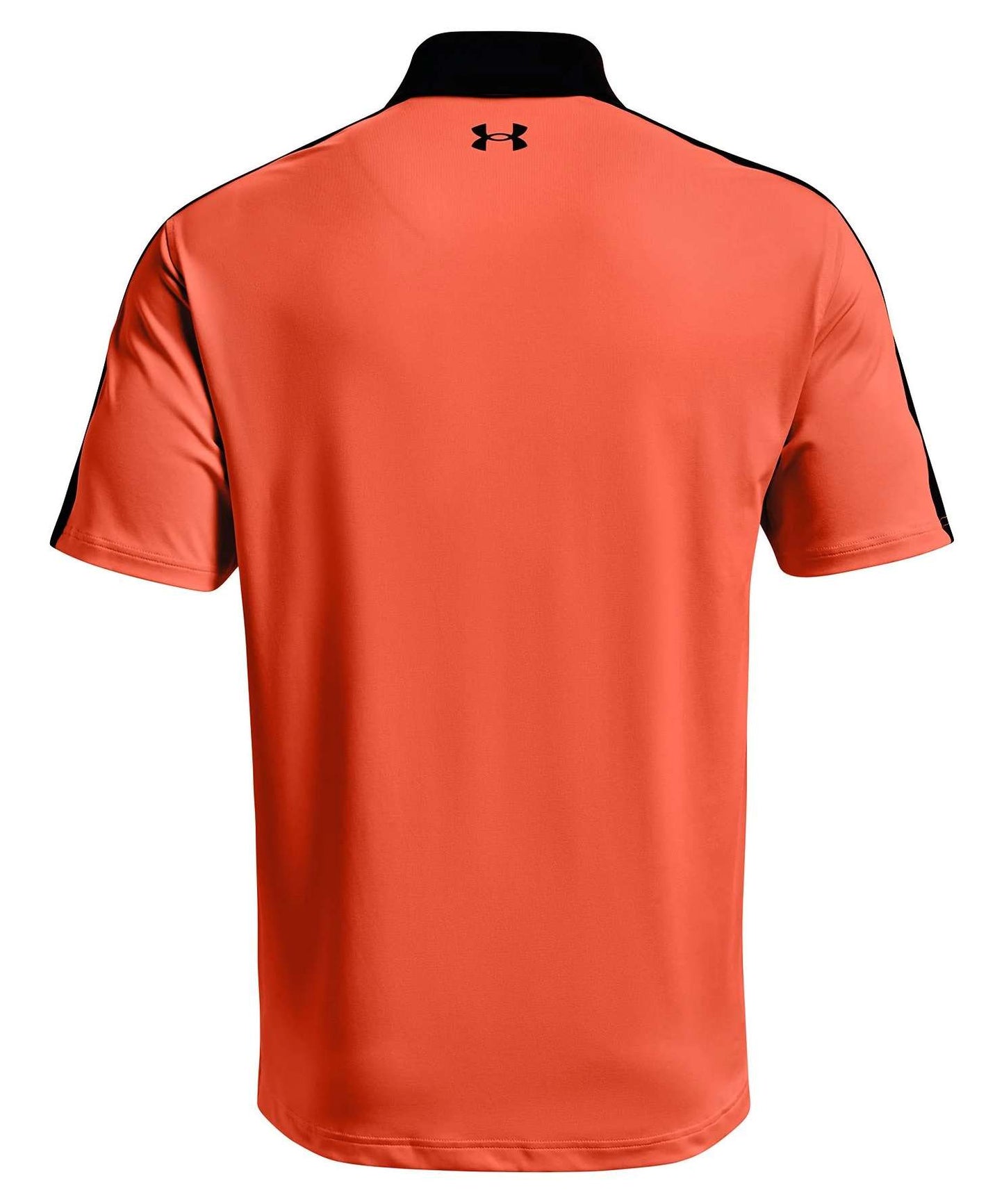 Under Armour Men's UA T2G Blocked Polo 1370112-824 Electric Tangerine / Black