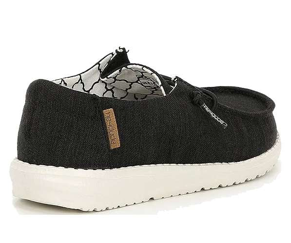 Hey Dude Girl's Wendy Toddler - Linen Black 160024987