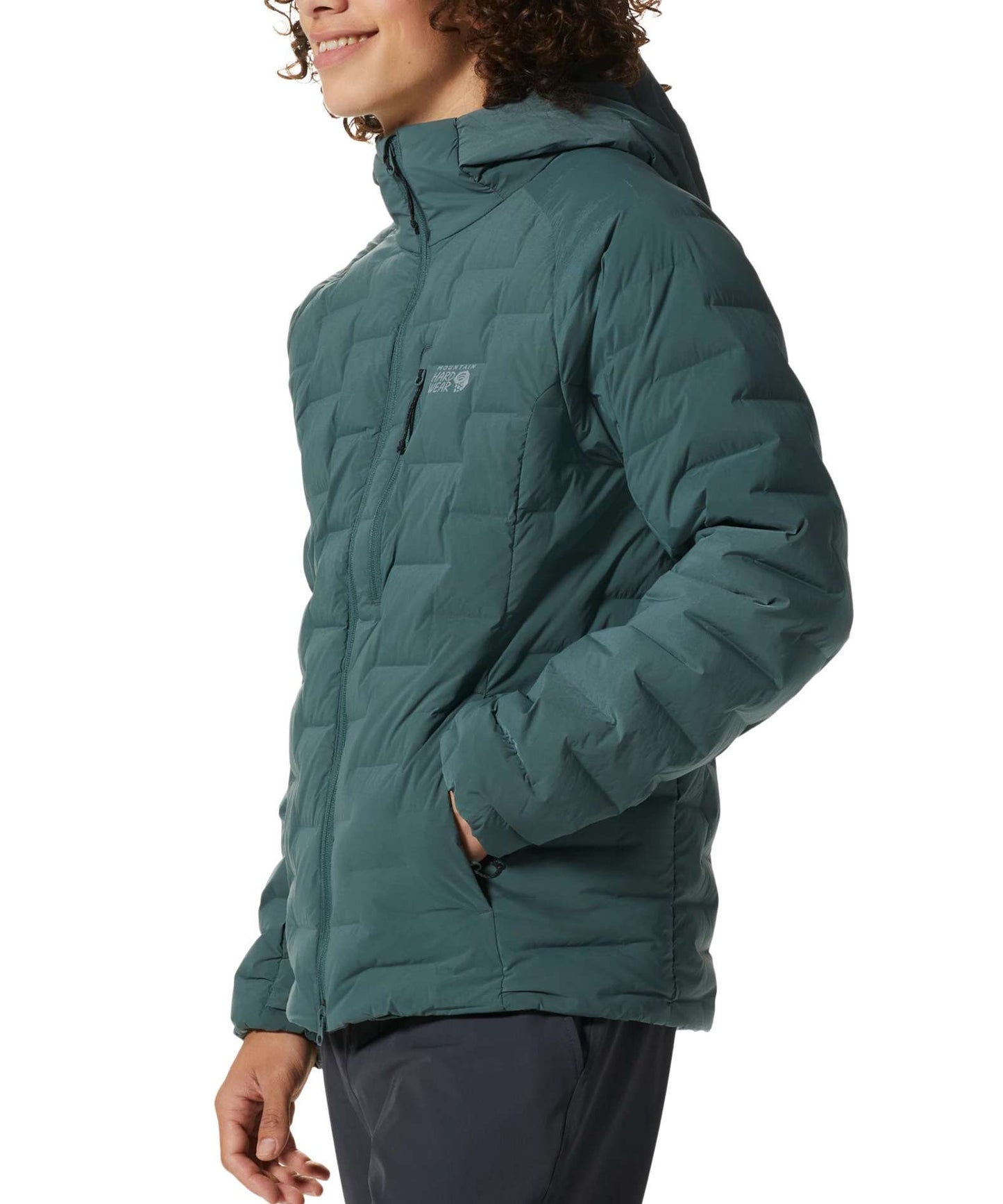 MOUNTAIN HARDWEAR Men's Stretchdown Hoody 1942911-352 Black Spruce