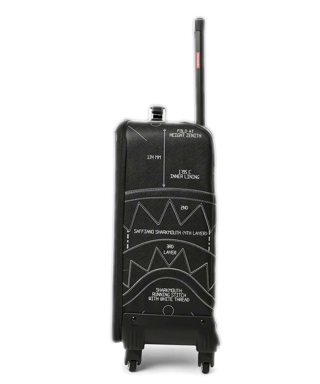 SPRAYGROUND HIGH TECH JETSETTER CARRY-ON LUGGAGE 910CL160