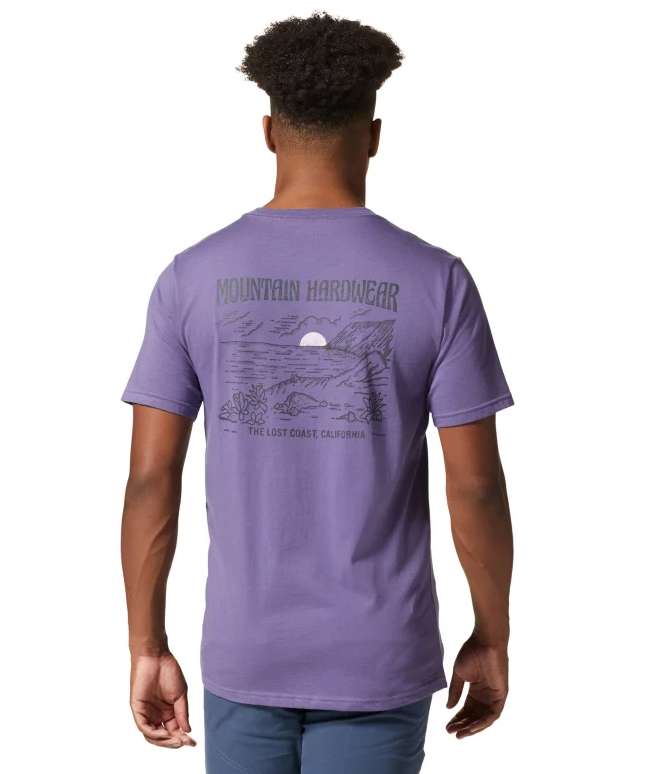Mountain Hardwear Men's Lost Coast Trail Short Sleeve Tee 1982901-538 Allium Purple