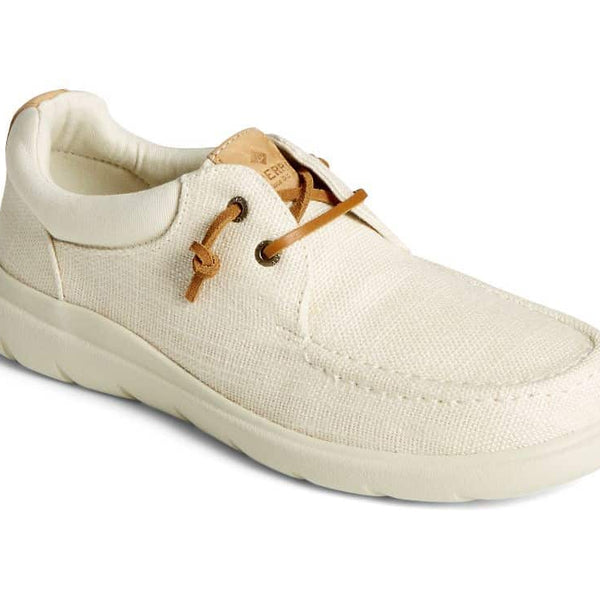 Sperry Women's Captain's Moc Hemp Slip On - Bone