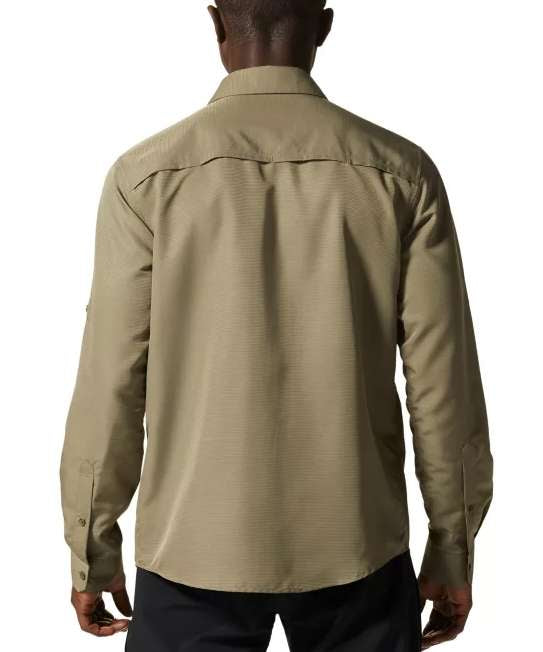 Mountain Hardwear Men's Canyon Long Sleeve Shirt 1648751 397 Stone Green