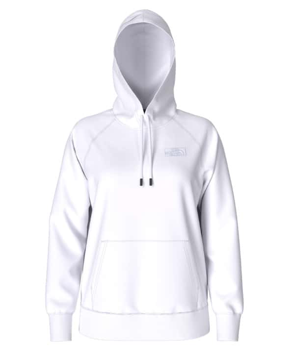 The North Face Women's Graphic Injection Hoodie - TNF White/Acoustic Blue