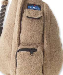 KAVU MINI ROPE FLEECE SLING BAG - KHAKI 9220-00