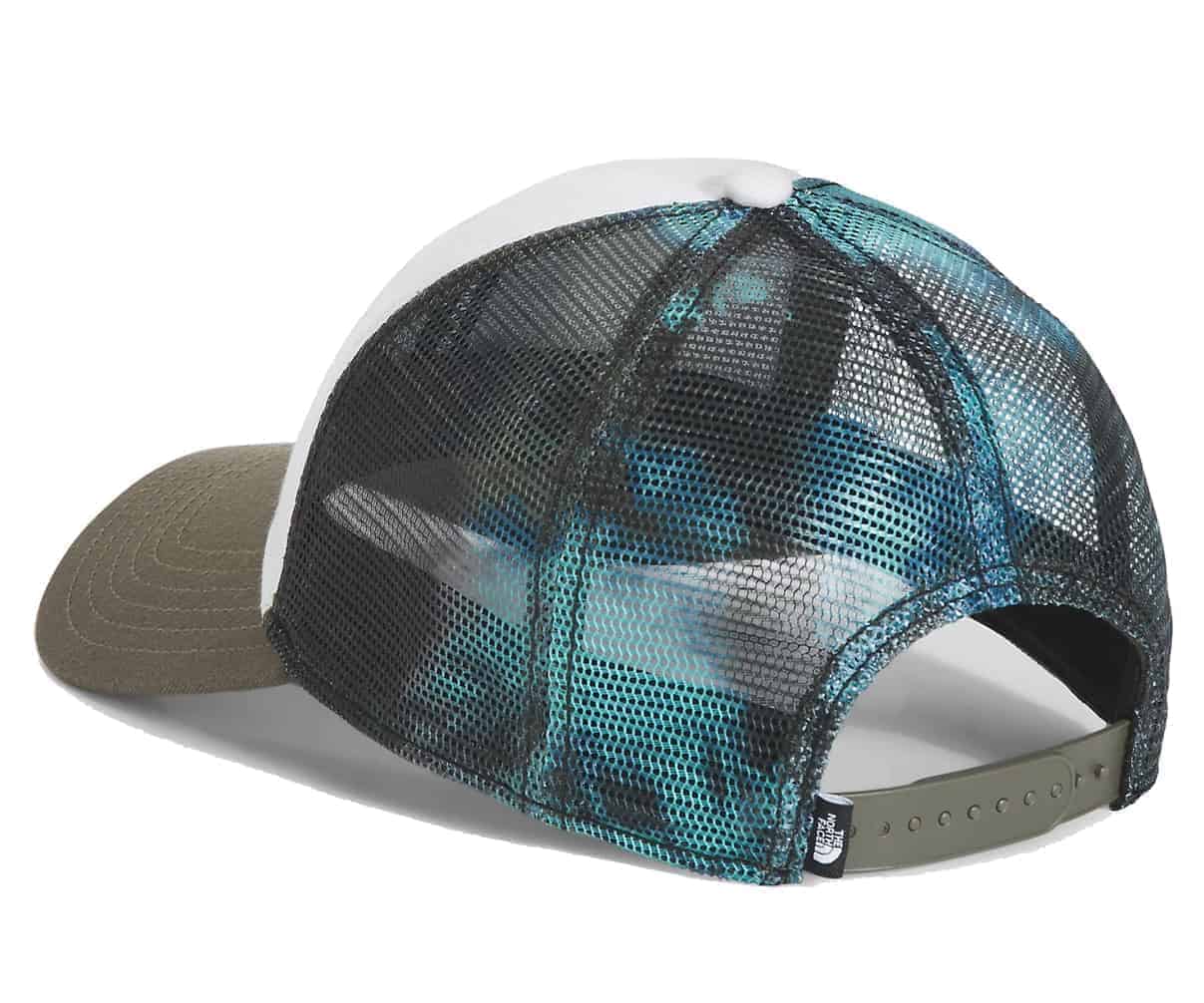 The North Face Mudder Trucker Hat - TNF White/Wasabi Ice Dye Print/Graphic Patch NF0A5FXAA30