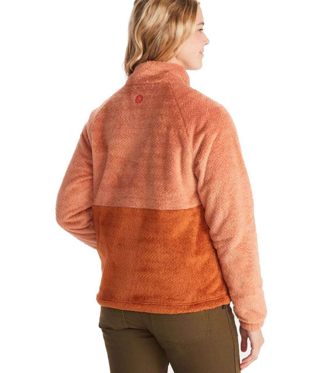 Marmot Women's Homestead Sherpa 1/2-Zip Fleece - Rose Gold/Copper
