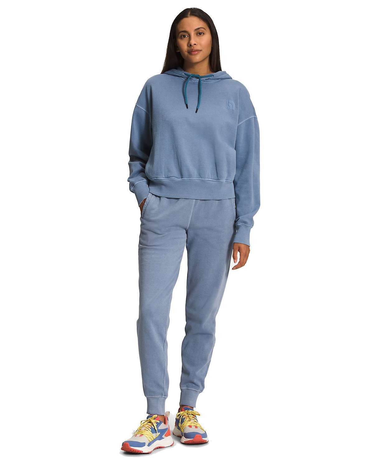 The North Face Women’s Garment Dye Hoodie - Folk Blue NF0A7UOR73A