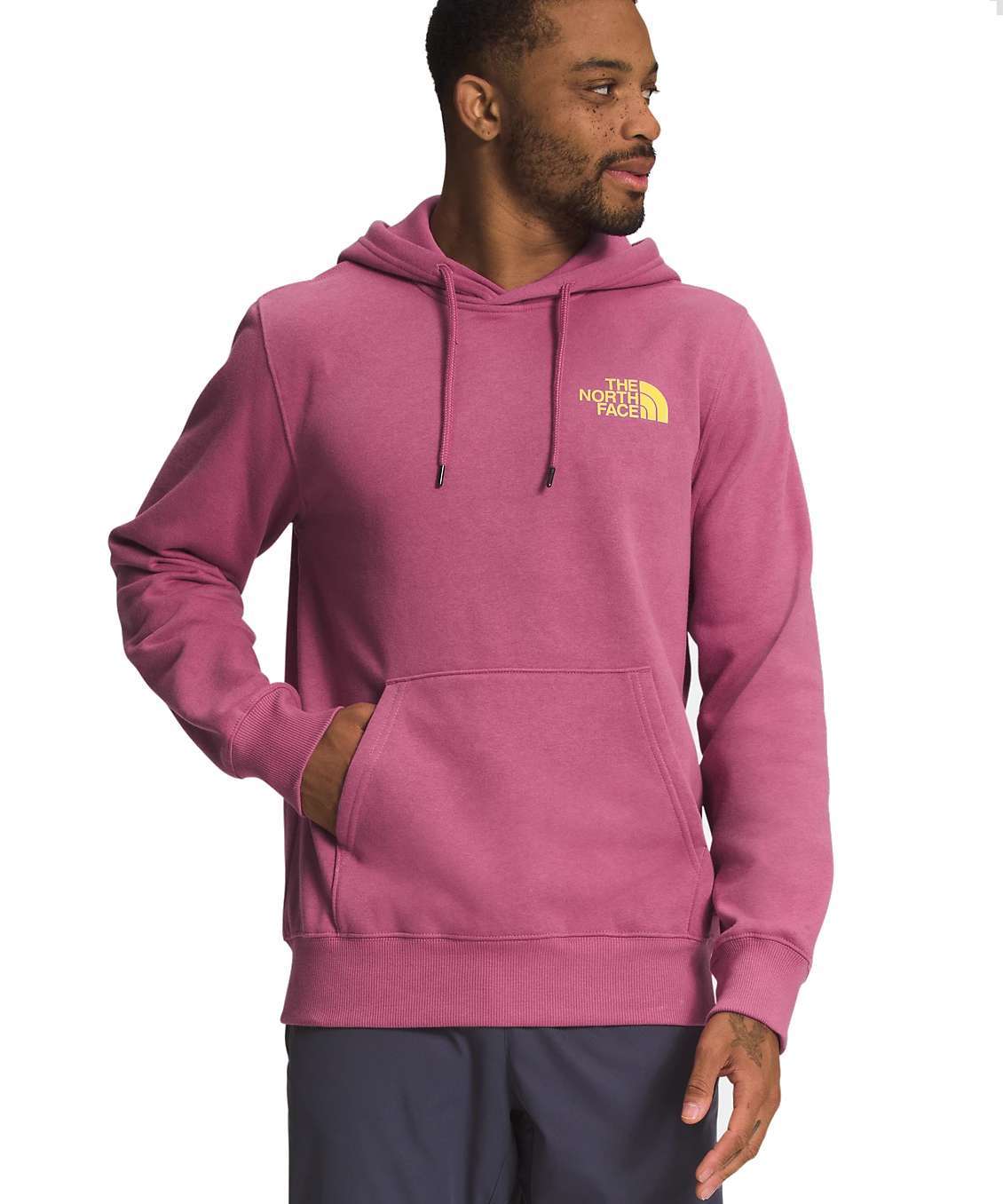 The North Face Men's Graphic Injection Hoodie - Red Violet/Yellowtail NF0A7UO583P