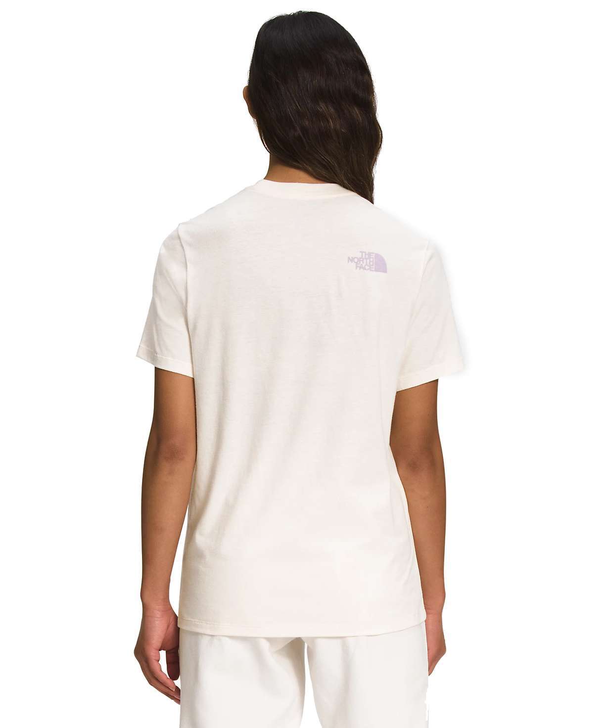 The North Face Women’s Short-Sleeve Geo NSE Tee - Gardenia White/Lavender Fog NF0A7UPV7W5