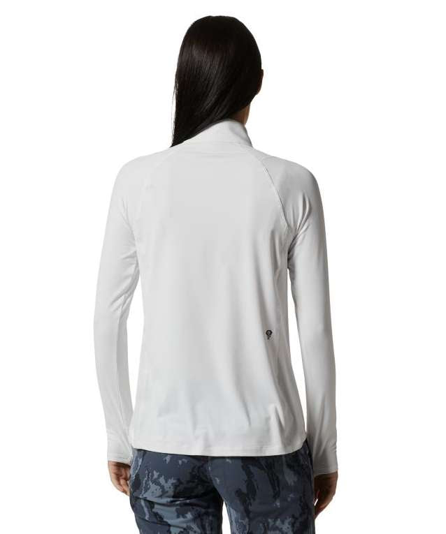 Mountain Hardwear Women's Crater Lake Half Zip 1982641-102 Fogbank