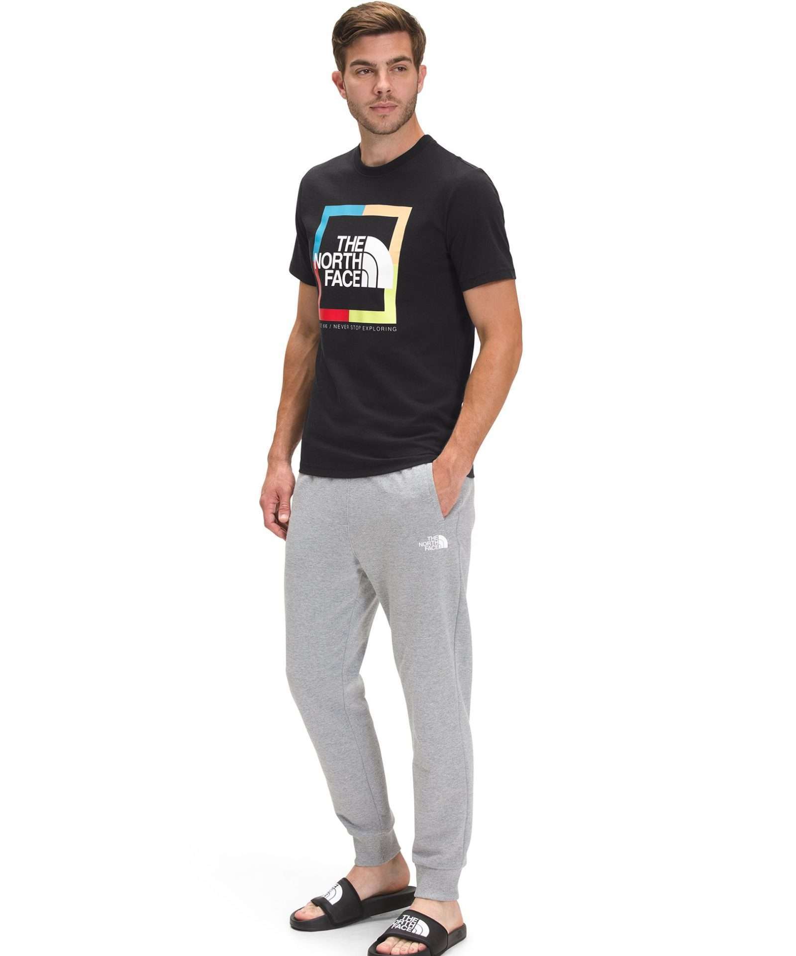 THE NORTH FACE MEN'S SHORT SLEEVE COORDINATES TEE A5J5AY3F TNF Black