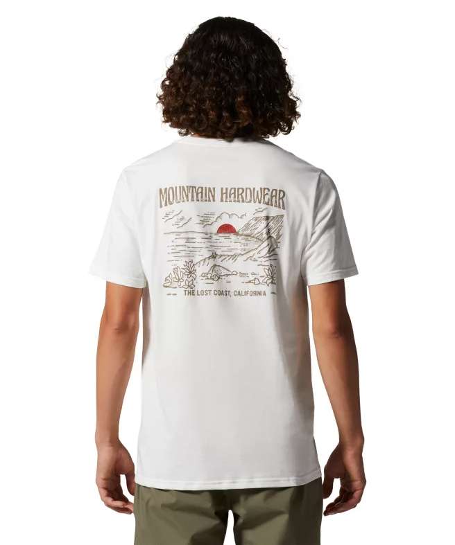 Mountain Hardwear Men's Lost Coast Trail Short Sleeve Tee 1982901-102 Fogbank