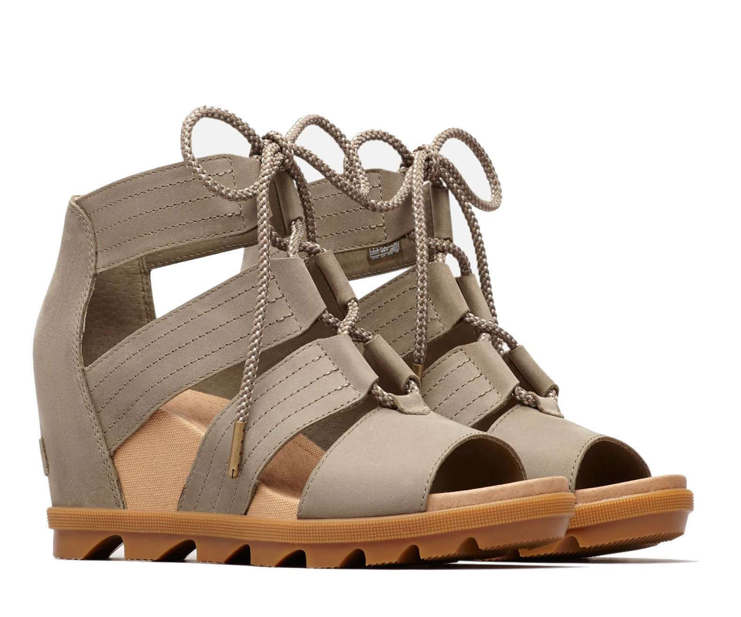 Sorel Women's Joanie II Lace, Leather or Suede Sandal with Wedge Heel,Sage