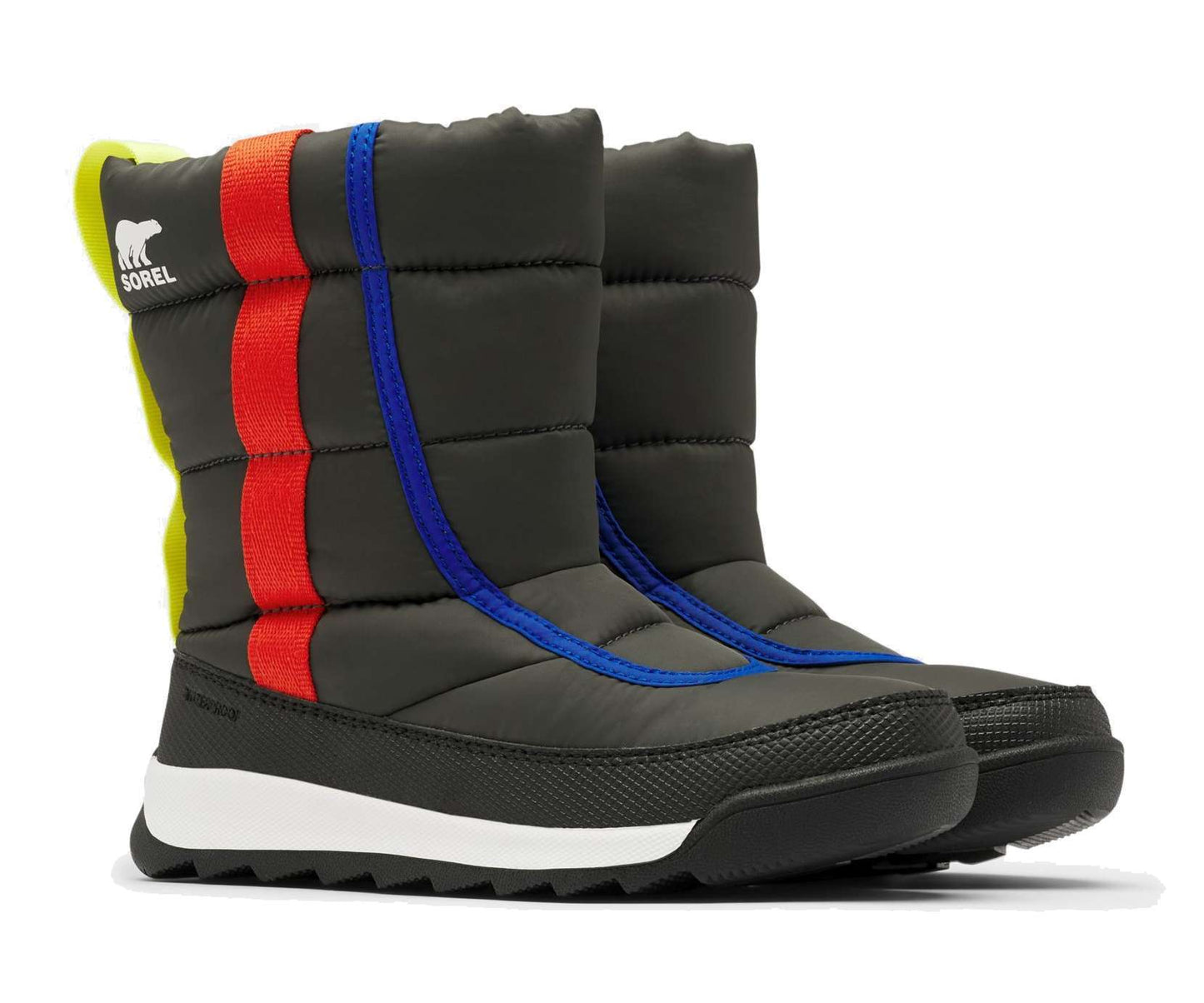 Sorel YOUTH WHITNEY II PUFFY MID BOOT - Coal NY3873-048