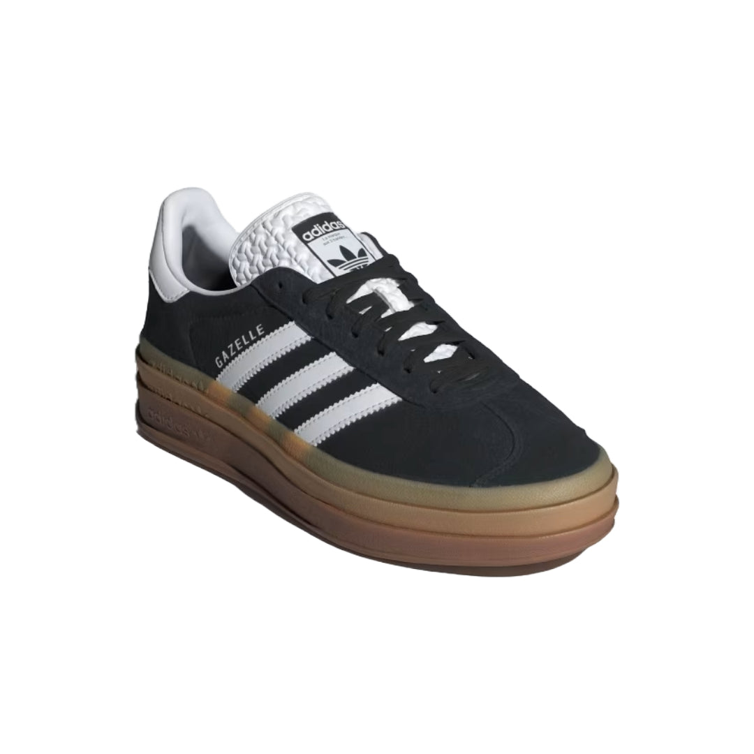 adidas Originals Women's Gazelle Bold Shoes in classic black.