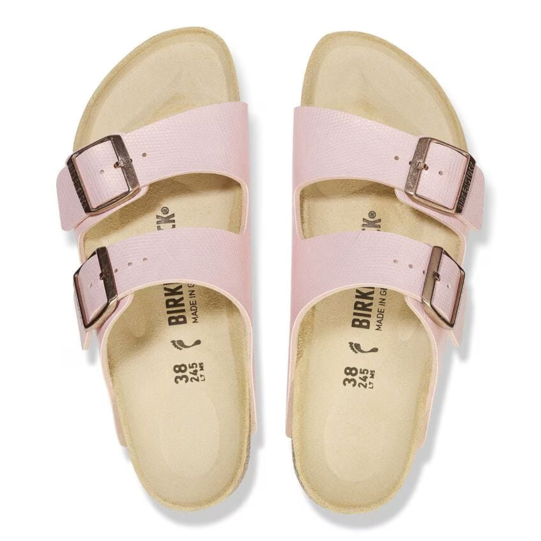 Birkenstock Women's Arizona BS Sandals, classic two-strap sandals featuring adjustable buckles and a soft contoured footbed for exceptional comfort and support.