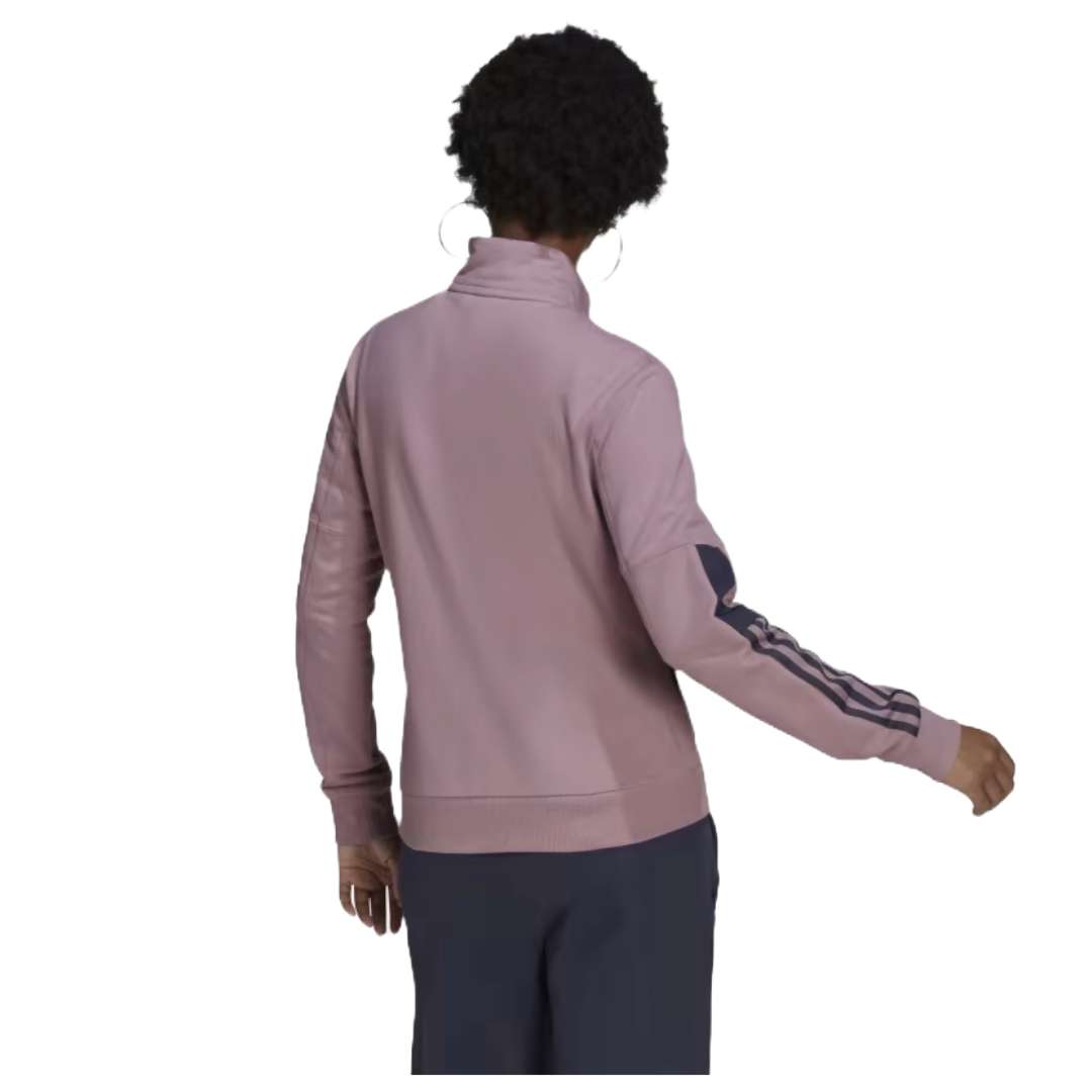 adidas originals Women's Trio Track jacket in Magic Mauve color