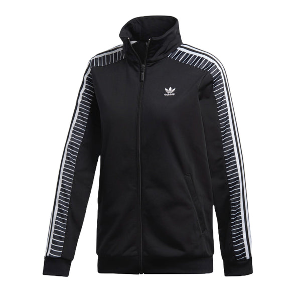 Stand out in style with adidas Originals Women's Track Top, a sporty and chic jacket featuring the iconic trefoil logo for a fashionable edge.